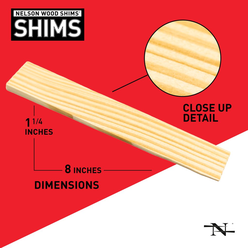 DIY Bundle – 8 Inch Wood Shims – Nelson Wood Shims