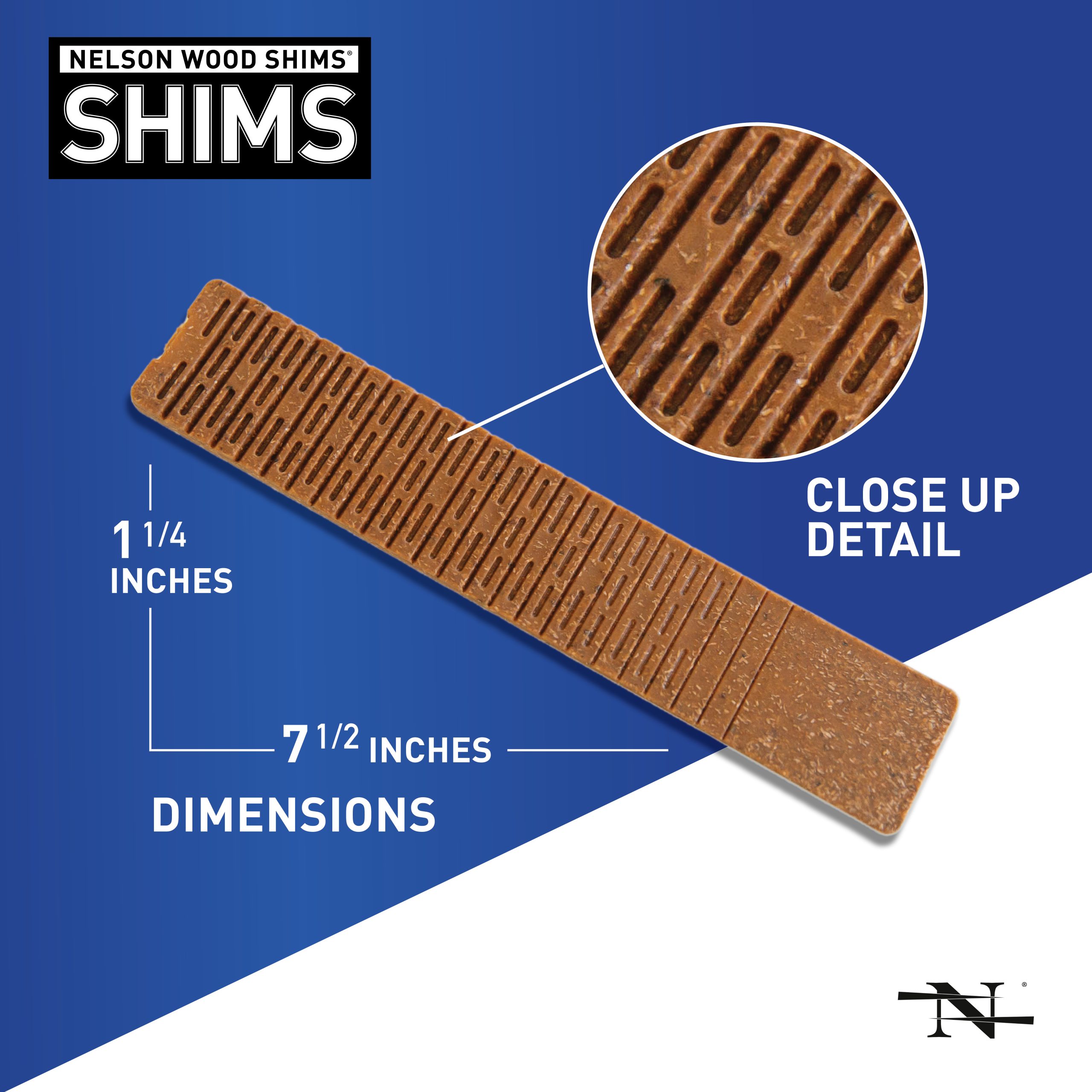 Nelson Wood Shims 6 In. L Wood Shim (9-Ct.) - Saltillo, MS