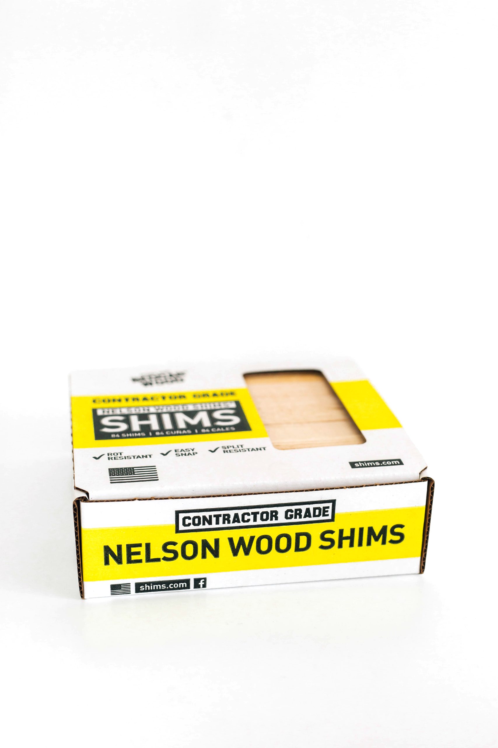 Nelson Wood Shims CSH12SW/42/50B Beddar Wood Shims 42-Pack at